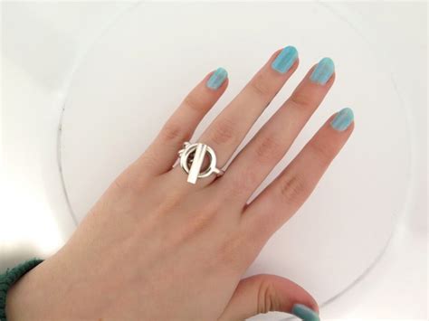 bague croisette hermes